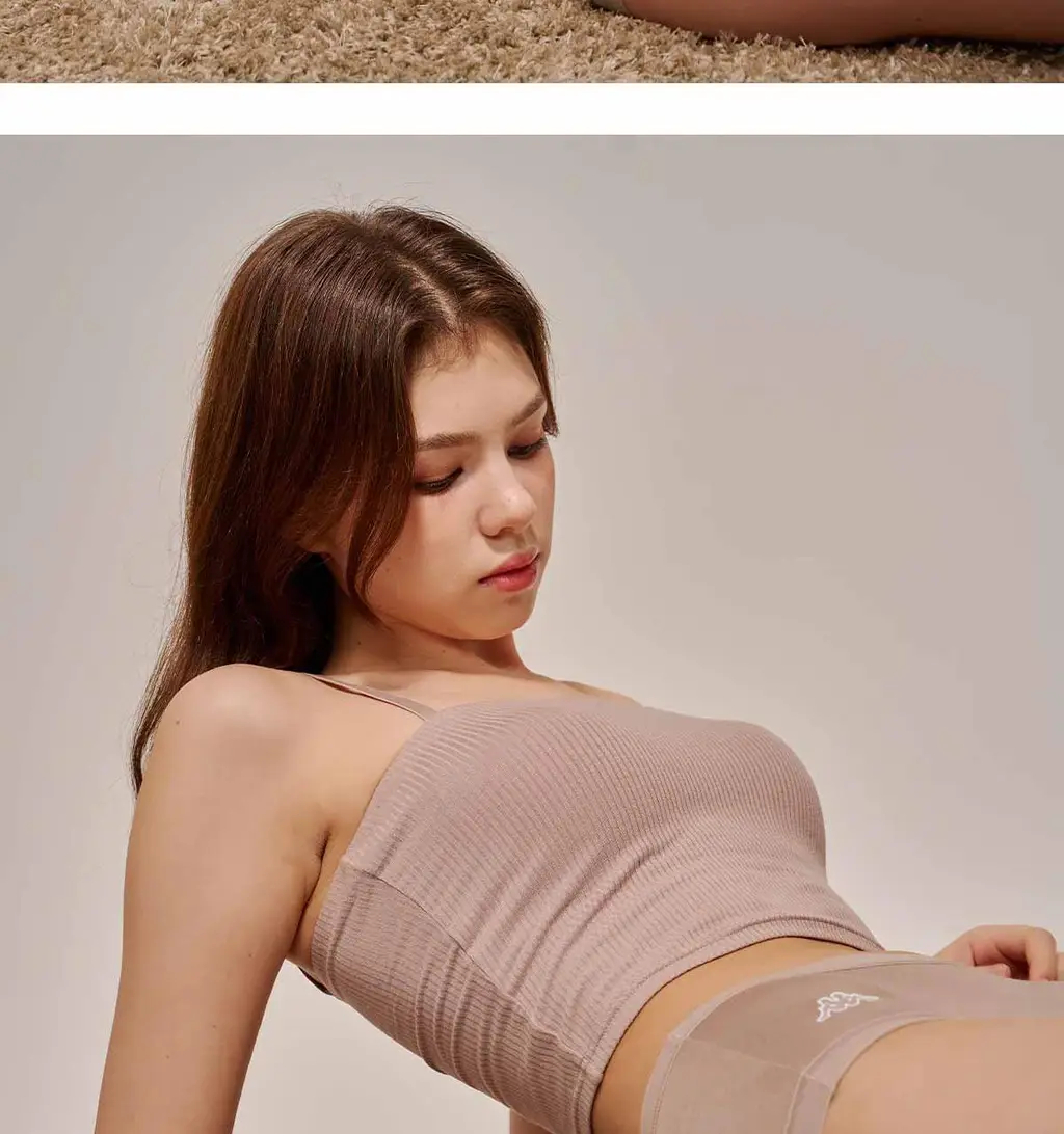 [브라해방/고정패드] 카파 데일리 찰랑 골지 브라탑 (4colors) 상세페이지 39